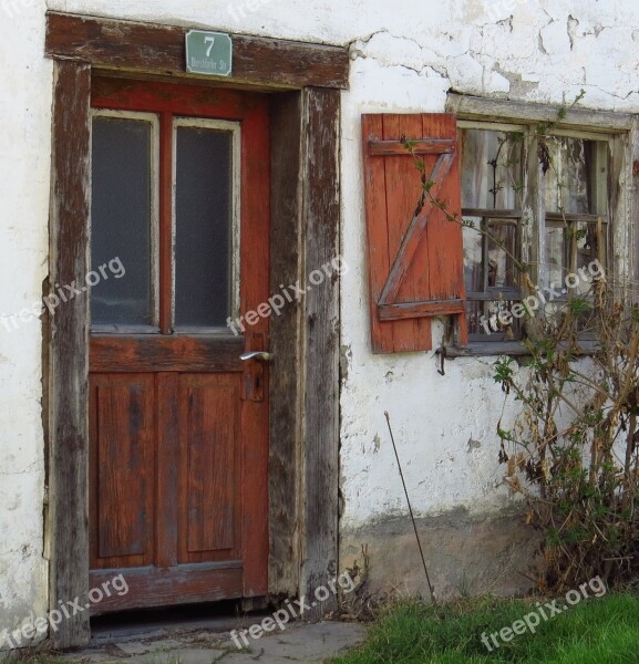 Door Number Seven Window Shutter