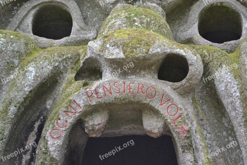 Monster Rock Monument Park Of Monsters Bomarzo