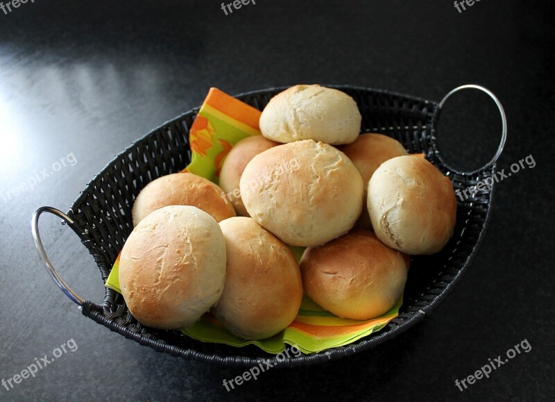 Buns Freshly Baked Bread Food Breakfast