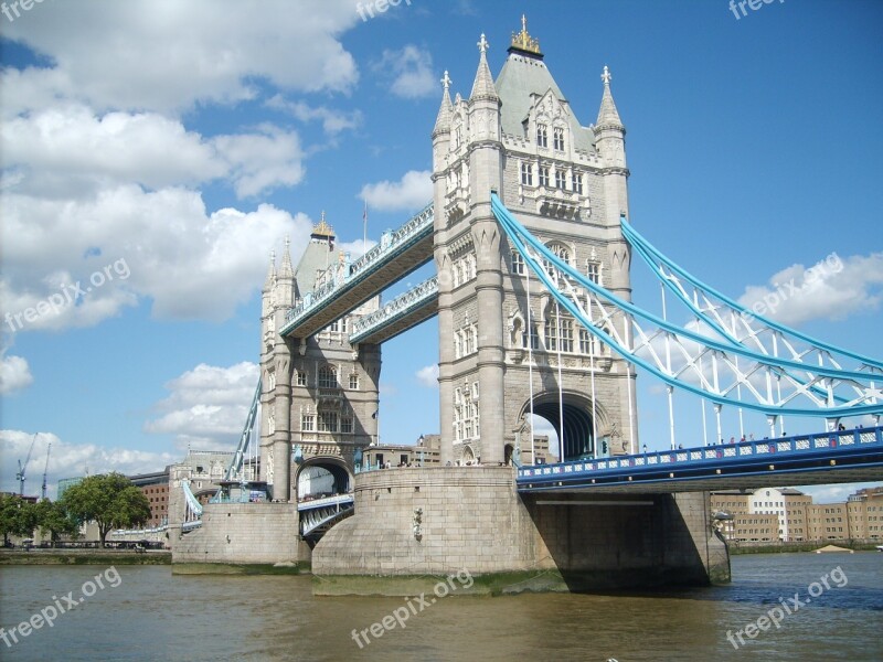 Tower Bridge London Channel England Free Photos