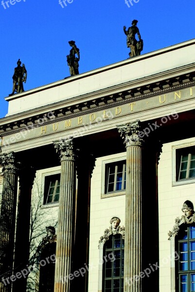 Humboldt-university Berlin Study Uni Free Photos