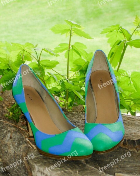 Shoes Pumps Easter Floral Heel