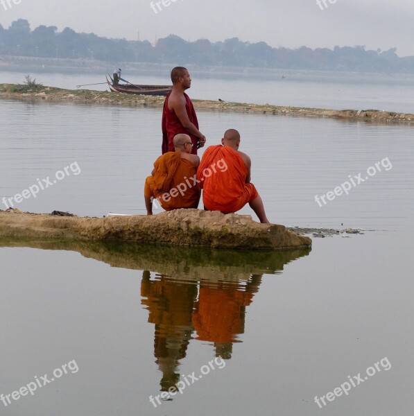 Happy People Highlights Solidarity Meditation Silhouettes