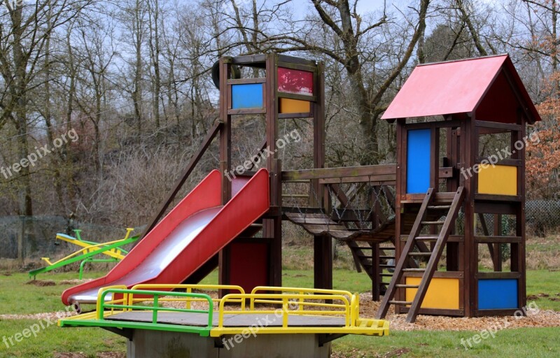 Children's Playground Slide Climb Game Device Fun