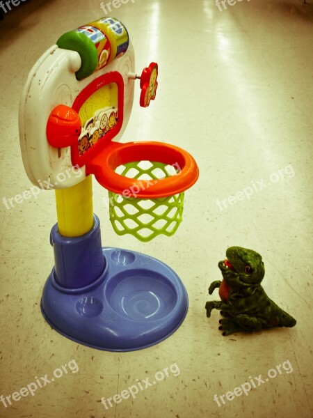 Funny Humor Basketball Dinosaur T-rex