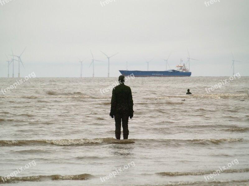 Crosby Another Place Gormley Anthony Merseyside