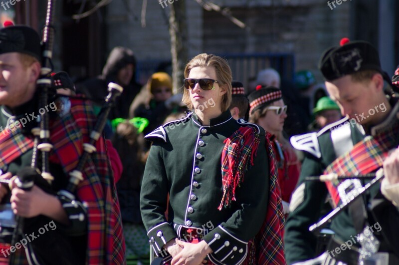 St Patrick's Day Piper Boston Band Free Photos