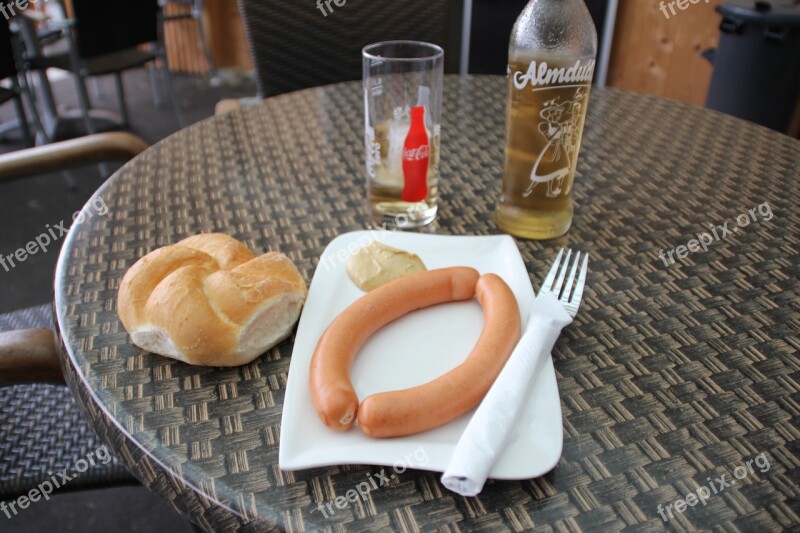 Tyrolean Specialty Sausage Kaisersemmel Almdudler Free Photos