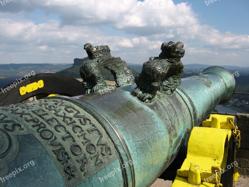 Gun Fortress Doncaster Saxon Switzerland Old Cannonball