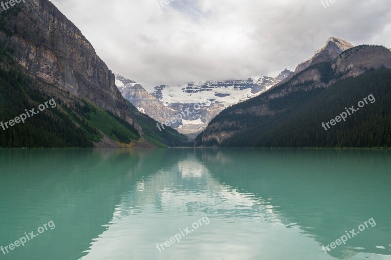 Peyto Lake Mountain Nature Landscape Travel