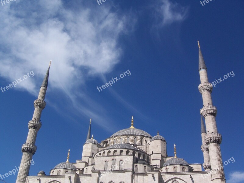 Blue Mosque Istanbul Turkey Places Of Interest Free Photos