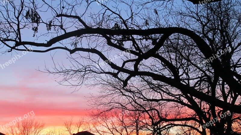 Western Sunset Ft Worth Texas Free Photos