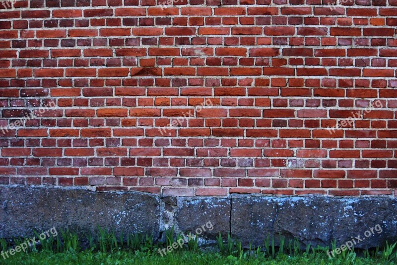 Brick Walls Bricks Construction Wall Red