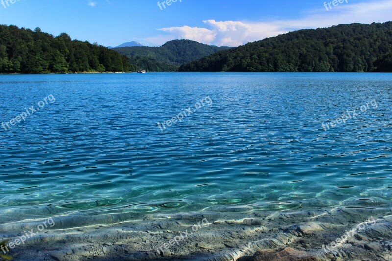 Lake Paradise Croatia Plitvice Water