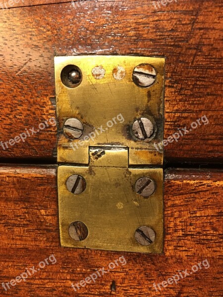 Hinge Brass Fog Antique Furniture Free Photos