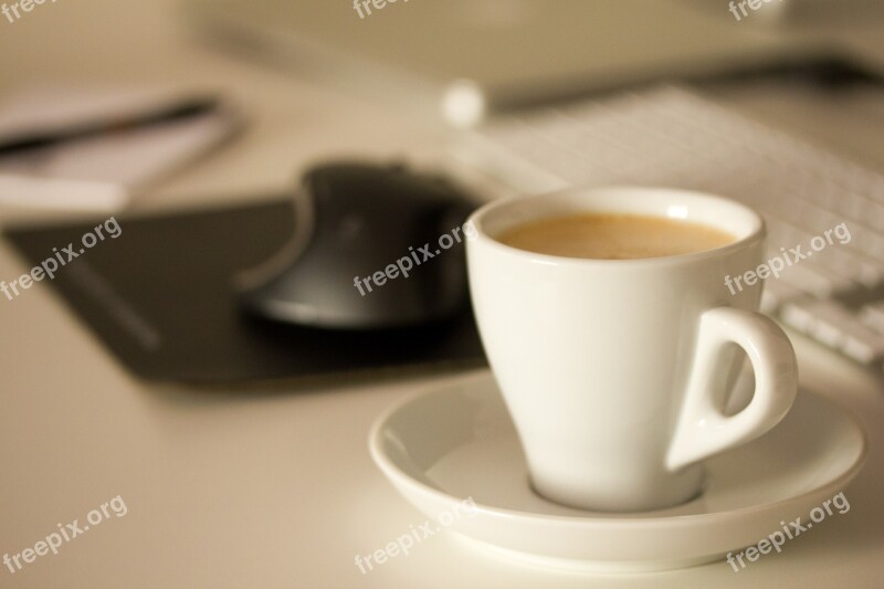 Coffee Desktop Keyboard Coffee Mug Cup