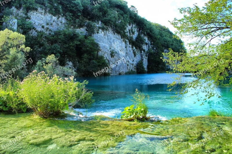 Lake Paradise Croatia Plitvice Water