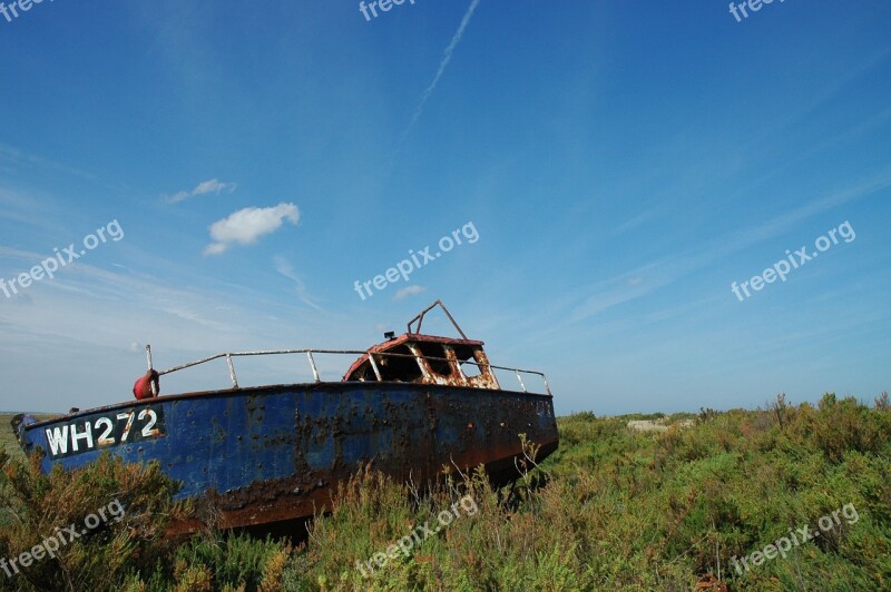 England Coast Ship Ship Wreck Sea