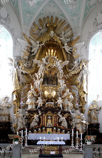 Altar Basilica Christian Gold Jewelry Württemberg