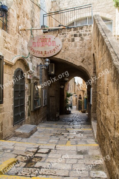 Architecture Jaffa Old Street Old Town Road