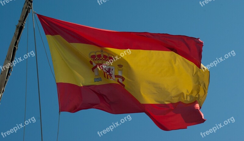 Spain Flag Spanish Flag Free Photos