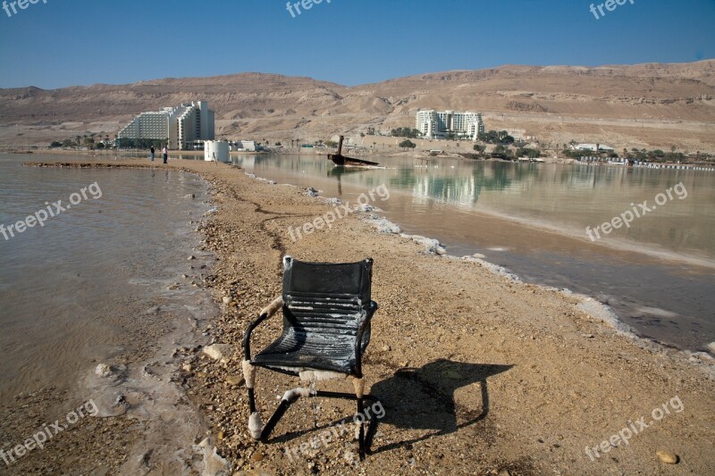 Dead Sea Israel Nature Water Salt