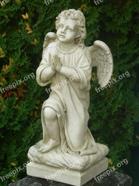 Cemetery Angel Statue Sculpture Consolation