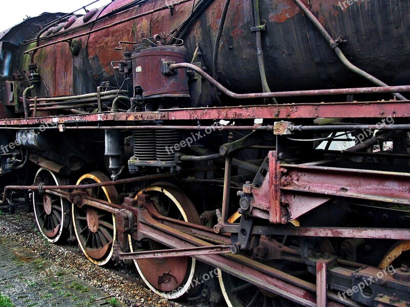 Locomotive The Museum Steam Locomotive Round-house Free Photos