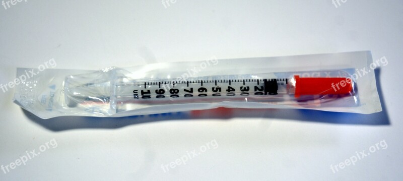 Syringe Needle Diabetic Insulin New