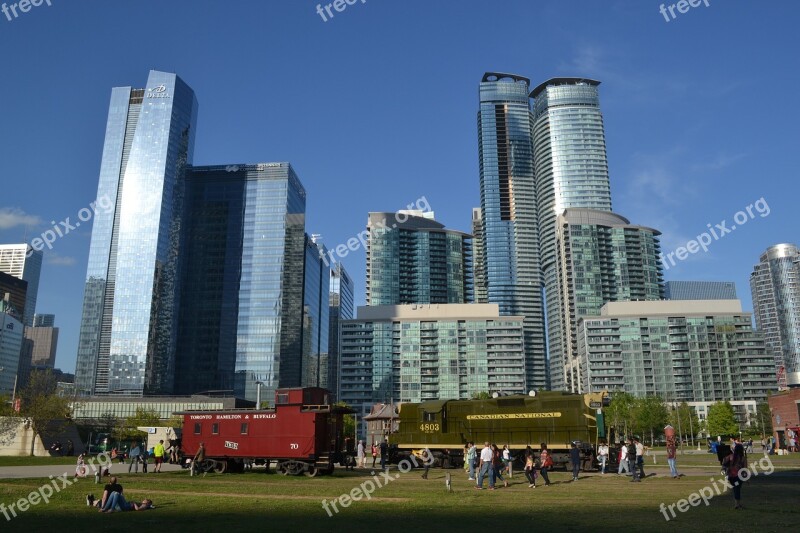 Toronto Skyline City Canada Canadian