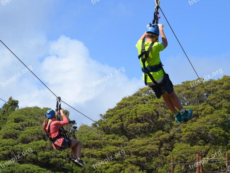 Zipline Hawaii Sun Sport Ativity