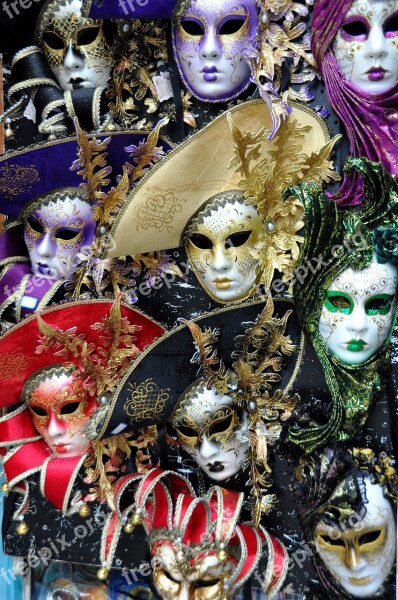 Masks Venetian Masks Disguise Carnival Masquerade