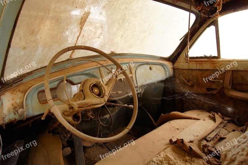 Car Former Renault Old Interior