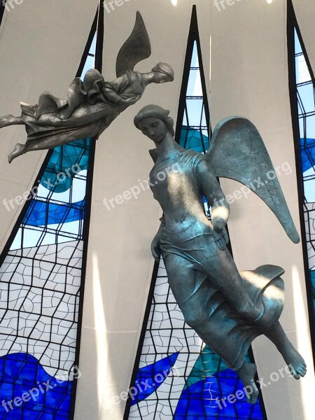 Brasilia Angels Cathedral Sculpture Religion