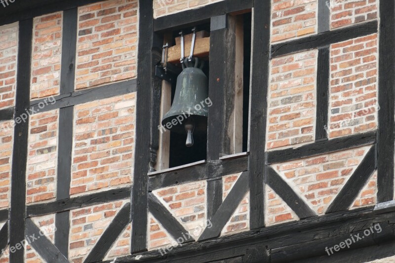 Church Bell Steeple Bell Village Old Building