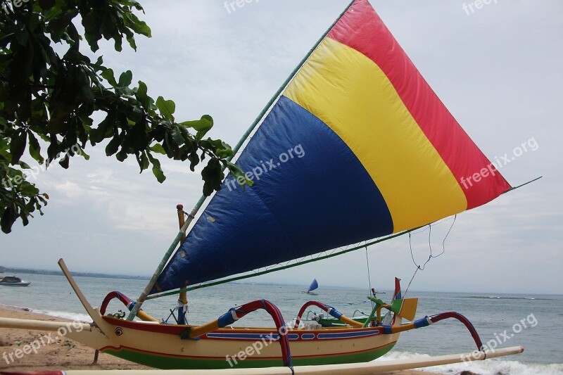 Jukung Fishing Fishing Boat Boat Indonesia