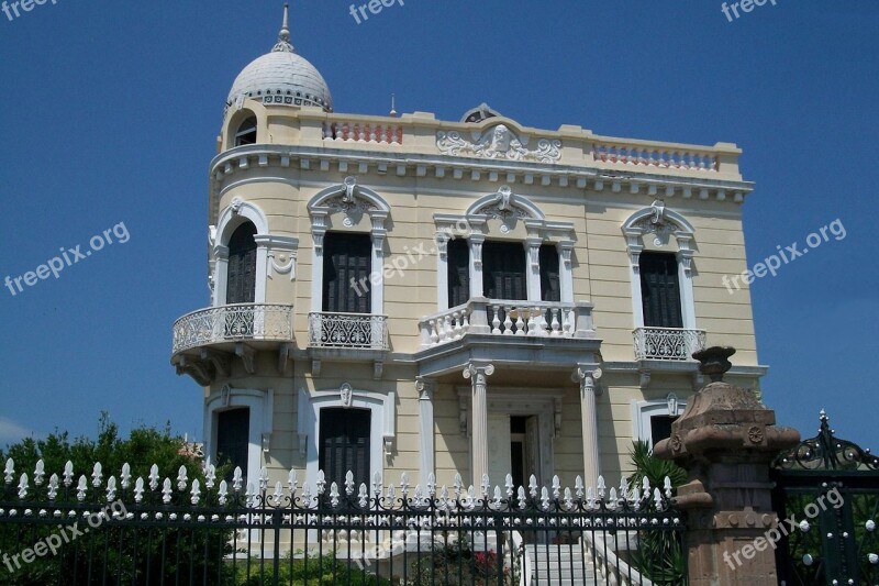 Mansion Neoclassical Lesbos Greece Mytilene