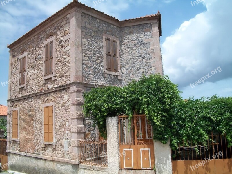 Classic Stone Home Greece Village