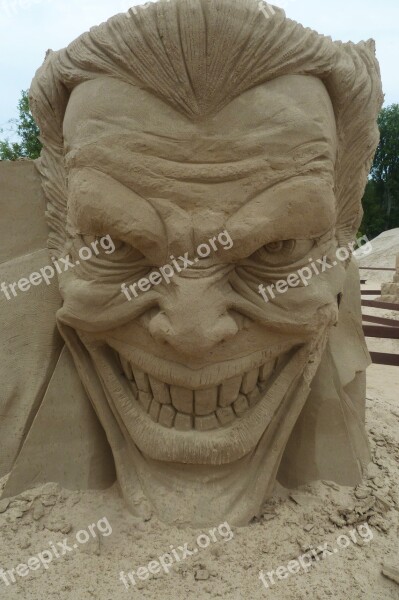 Finland Sand Art Joker Free Photos