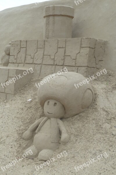 Finland Sand Festival Mario Free Photos