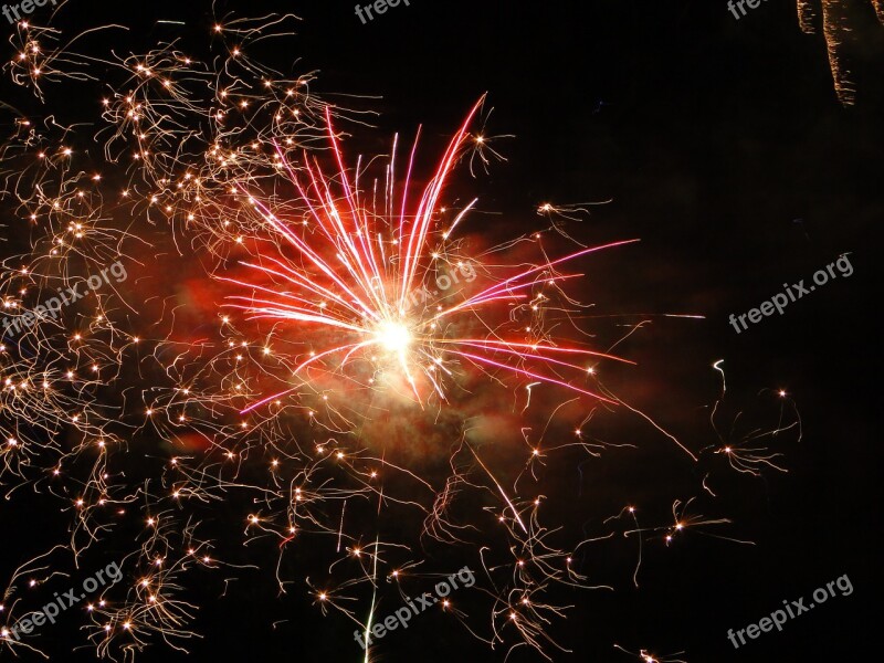 Fireworks Graphics Yellow Festival Fire