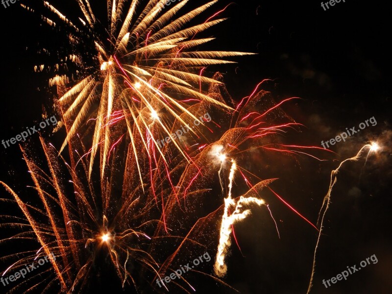 Fireworks Graphics Yellow Festival Fire