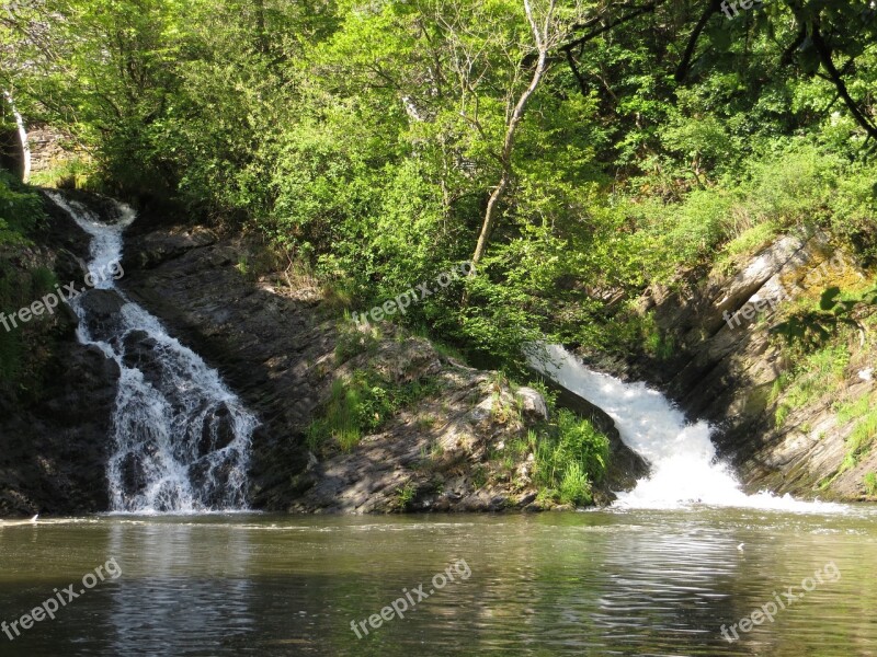 Waterfalls Nature Eiffel Hillesheim Germany