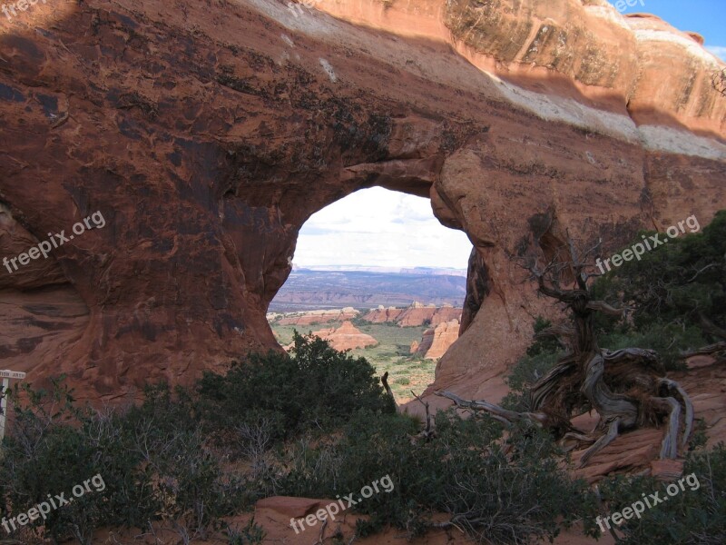 Hole Rock Arches National Park Free Photos