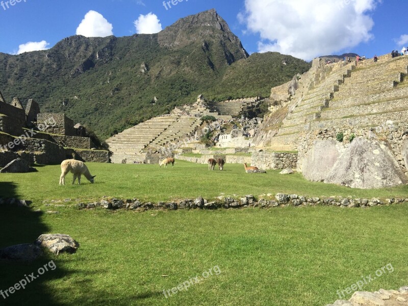 Machu Pichu Peru Hiking Free Photos