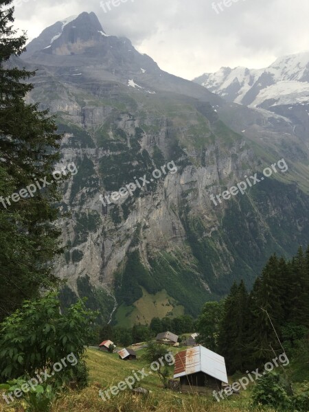 Lauterbrunnen Switzerland Hiking Free Photos