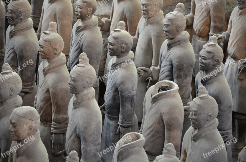 China Xi'an Mausoleum Emperor Qin