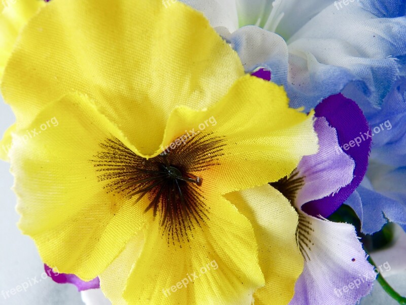 Flowers Petals Decoration Yellow Artificial