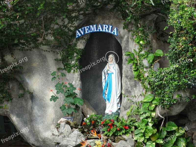 Virgin Mary Avemaria Catholic Free Photos