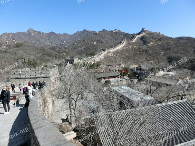 China Great Wall Of China Great Wall Asia Border